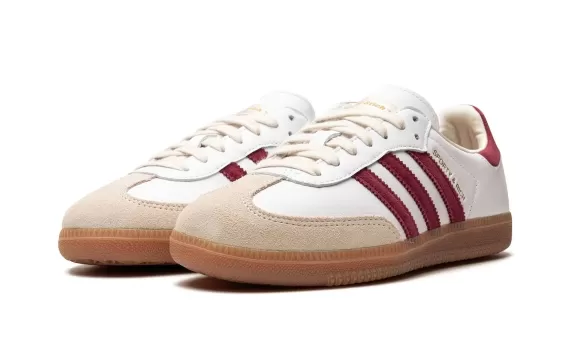 Samba OG Sporty & Rich - White Core Burgundy
