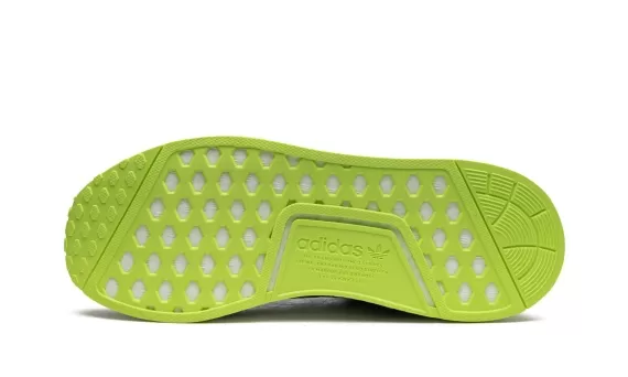 NMD R1 - Grey Three / Signal Green / Cloud White