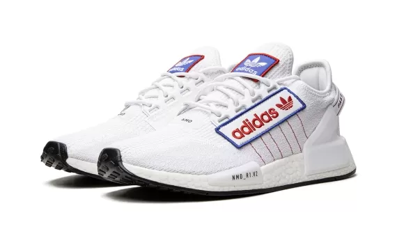 NMD R1 V2 - Cloud White/Scarlet/Blue