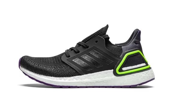 Ultraboost 20 J - Purple/Black/Lime Green