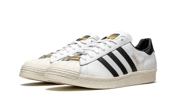 BAPE x adidas Superstar 80s - White/Black