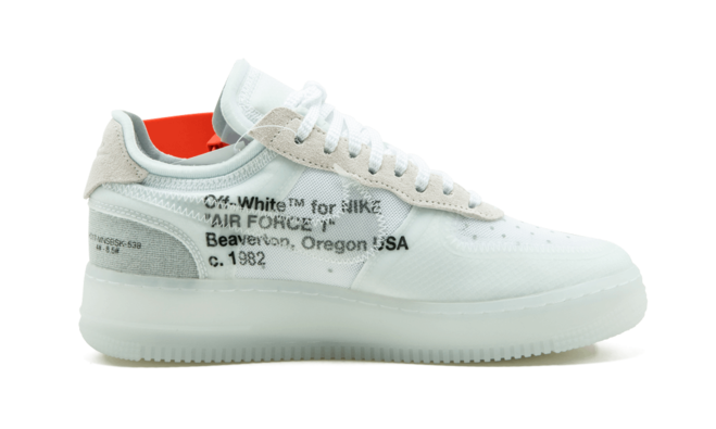 NIke x Off White Air Force 1 Low - WHITE