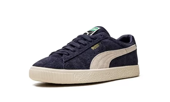 Suede VTG Hairy Suede - New Navy-Frosted Ivory
