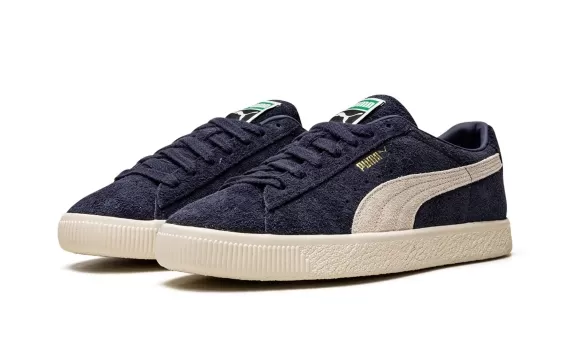 Suede VTG Hairy Suede - New Navy-Frosted Ivory