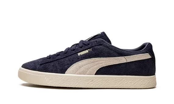 Suede VTG Hairy Suede - New Navy-Frosted Ivory
