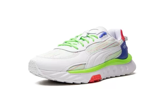 Wild Rider - Spectra White-Bluemazing