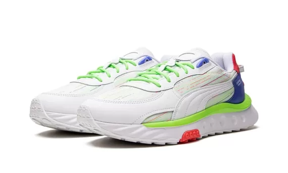 Wild Rider - Spectra White-Bluemazing