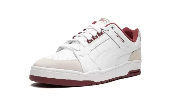 Slipstream Lo Retro White-Intense Red