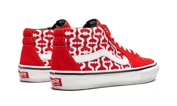 Supreme x Vans Skate Grosso Mid - Red