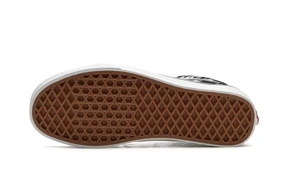 Flames Old Skool - Flames Black/White