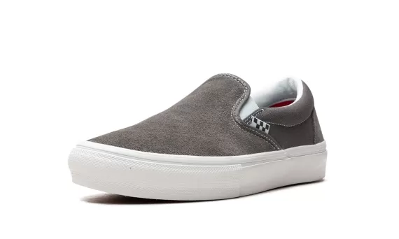 Skate Slip-On - Grey/White