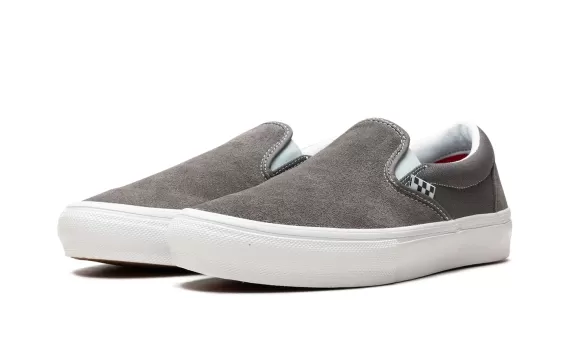 Skate Slip-On - Grey/White