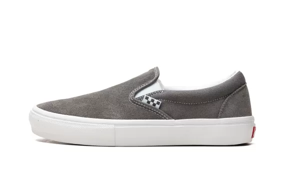 Skate Slip-On - Grey/White