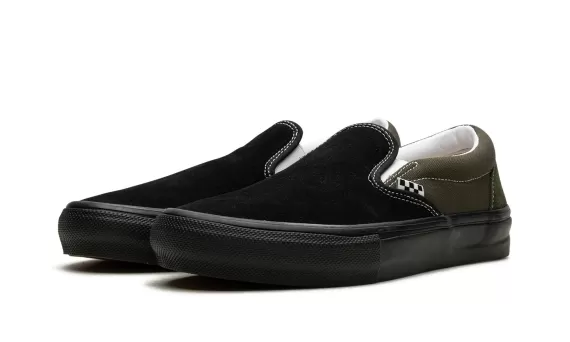 Skate Slip-On Black/Grape Leaf