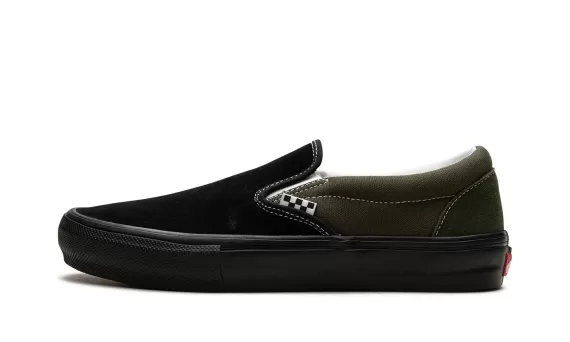 Skate Slip-On Black/Grape Leaf