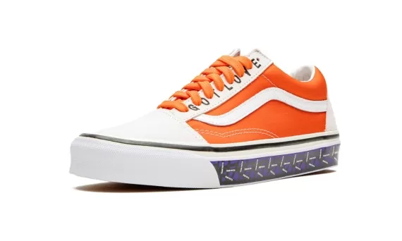 Old Skool 36 Dx Patta - Orange/White