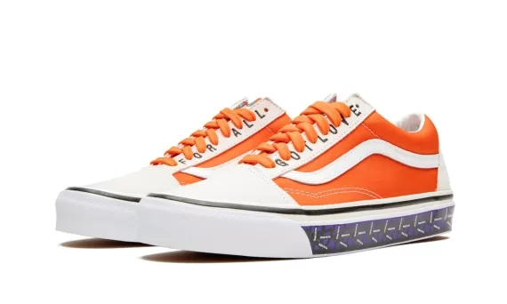Old Skool 36 Dx Patta - Orange/White