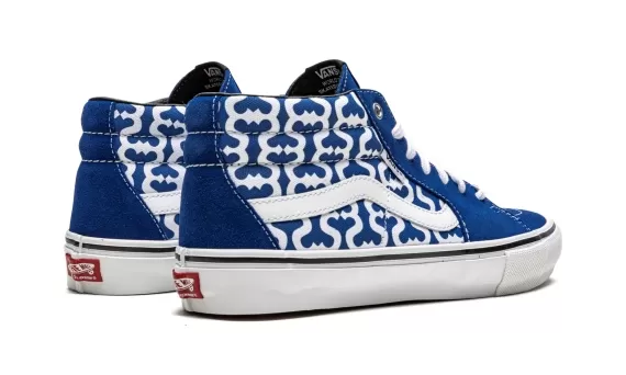 Skate Grosso Mid Supreme - Monogram S - Royal