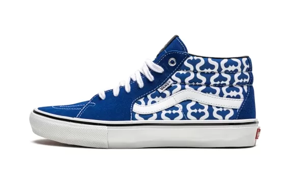 Skate Grosso Mid Supreme - Monogram S - Royal