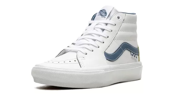 Skate Sk8-Hi - Wearaway White/Blue