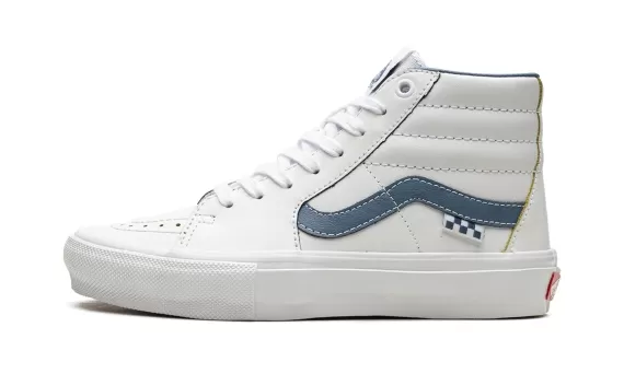 Skate Sk8-Hi - Wearaway White/Blue
