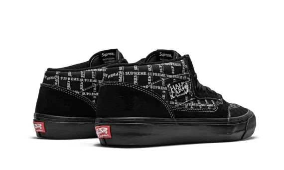 Supreme x Vans Half Cab Pro Grid Logo - Black