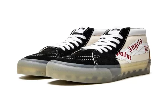 Palm Angels x Vans Sk8-Mid - Black/Beige