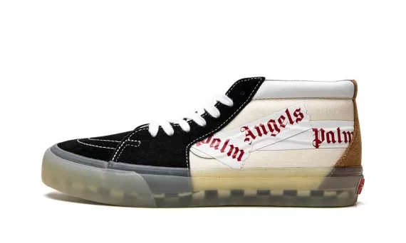 Palm Angels x Vans Sk8-Mid - Black/Beige
