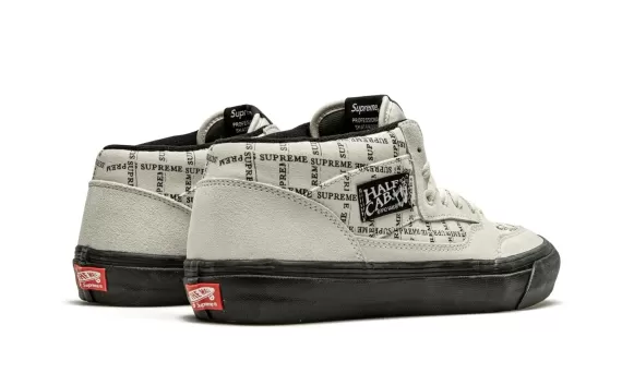 Supreme x Vans Half Cab Grid Logo - White