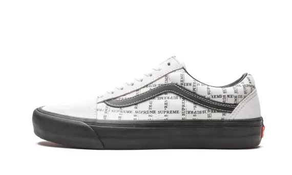 Old Skool Pro - Supreme Grid White