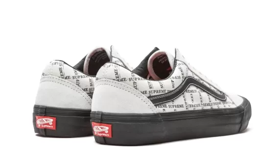 Old Skool Pro - Supreme Grid White