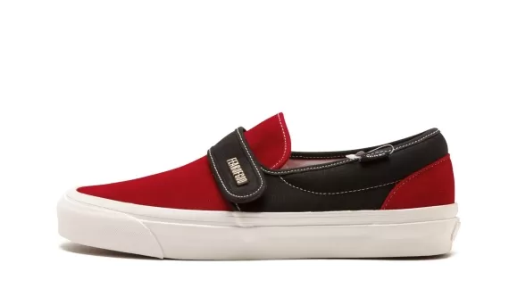 Fear of God x Vans Slip-On 47 - Red/Black