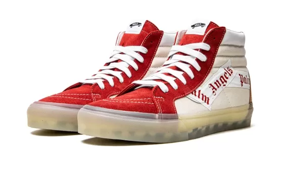 Palm Angels x Vans Sk8-Hi - Red/White/Beige