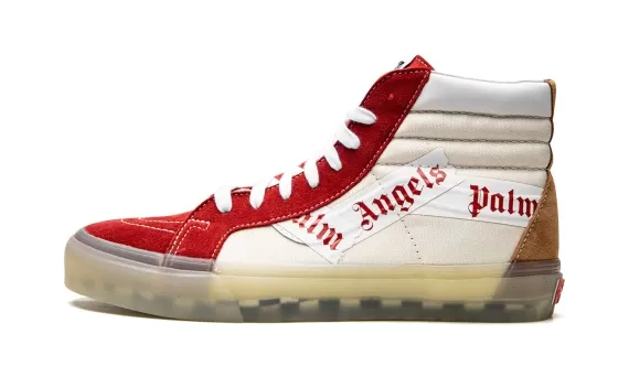 Palm Angels x Vans Sk8-Hi - Red/White/Beige
