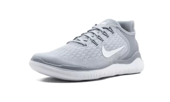 Free RN 2018 - Wolf Grey/White-White-Volt