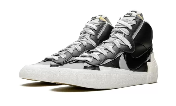 Blazer Mid Sacai - Black/Grey