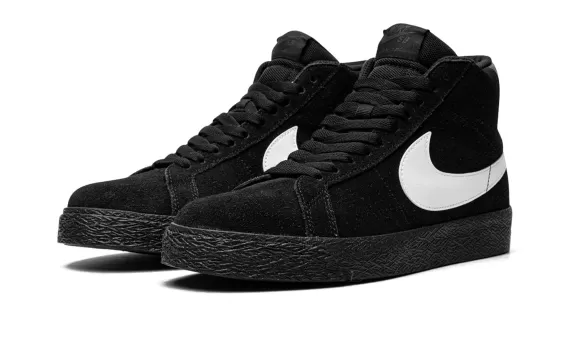 Zoom Blazer Mid SB - Black / White
