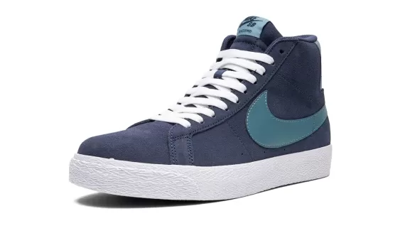 SB Blazer Mid - Navy Aqua