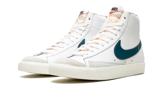 Blazer Mid '77 Vintage - White/Dark Teal Green-Sail
