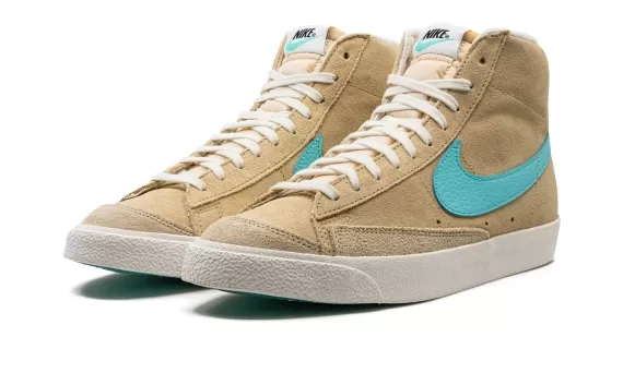 Blazer Mid ‘77 - Tan/Aqua
