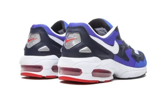 Air Max 2 Light - Blue/Obsidian/Metallic Silver