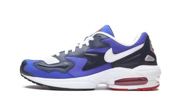 Air Max 2 Light - Blue/Obsidian/Metallic Silver