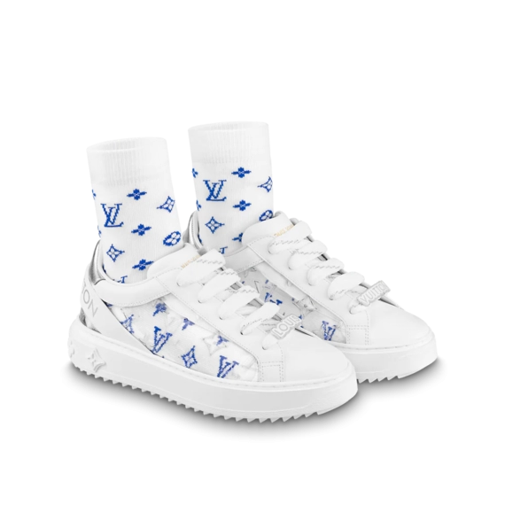 Louis Vuitton Time Out Sneaker Silver