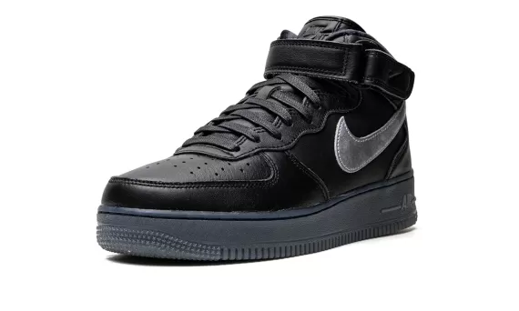 Air Force 1 Mid - Black/Metallic Silver