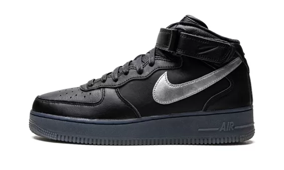 Air Force 1 Mid - Black/Metallic Silver