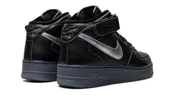 Air Force 1 Mid - Black/Metallic Silver