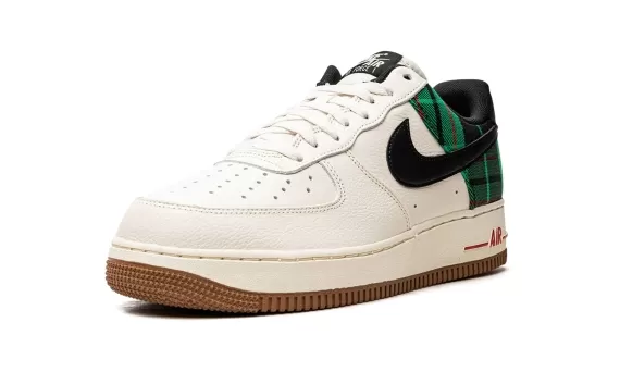 Air Force 1 Low - Plaid Pale Ivory Stadium Green