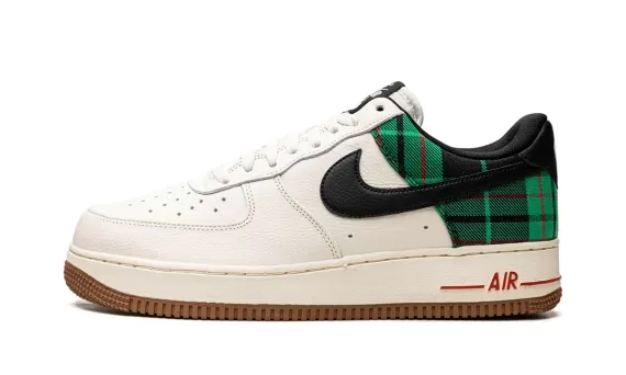 Air Force 1 Low - Plaid Pale Ivory Stadium Green