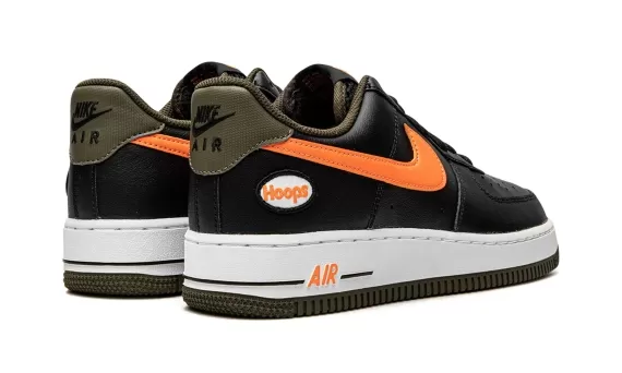 Air Force 1 Low Hoops - Black/Orange