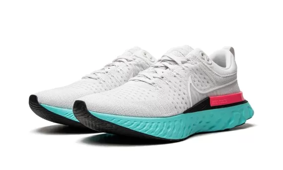 React Infinity Run Flyknit 2 - Platinum Tint/Grey Fog/Dynamic